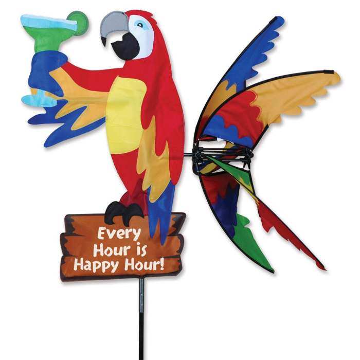 Island Parrot Wind Spinner - Happy Hour 33